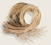 Rindleder Rundriemen 2mm, 100cm, natur