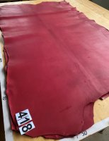 Chrombinderiemenhecht +/-3,5mm beidseitig rot