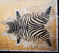 Rinderfell  Zebradruck #FRZ0001