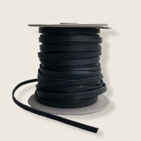 K&auml;nguruflechtriemchen vegetabil, 5mm, schwarz