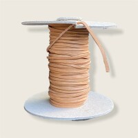 K&auml;nguruflechtriemchen vegetabil, 2mm, natur