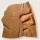 Rindsspaltvelour Hals, +/- 1,2mm cognac