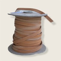 K&auml;nguruflechtriemchen vegetabil, 6mm, natur