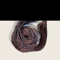 Rindleder Fellriemen 2,5mm, 200cm, dunkelbraun